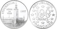 France 100 Francs-15 Euro Hôtel de Ville, Stockholm, MDP, Proof -