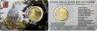 Vatican 50 Euro Cent Benedict XVI, Coin card n°2, Rome, Nordic gold -