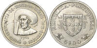 Portugal 5 Escudos Henrique o Navegador, Lisbon, Silver -
