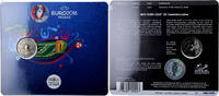France 2 Euro UEFA Euro 2016, Coin card, MDP, Bi-Metallic -
