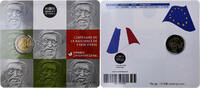 France 2 Euro Birth of Abbé Pierre, Coin card, MDP, Bi-Metallic -