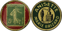 France 5 Centimes Anisette Marie Brizard, Stamp-Coin -