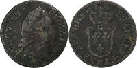 France 1/2 Sol d'Aix Louis XV, Aix, Copper -