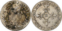 France 4 Sols des Traitants Louis XIV, Vimy, Silver -