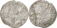France Douzain aux croissants Henri II, Rouen, Billon -
