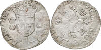 France Douzain aux croissants Henri II, Troyes, Billon -