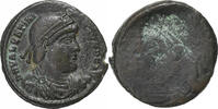 Follis Valentinian I, Uncertain mint, Incuse strike, Bronze -
