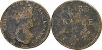 France Liard de France Louis XIV, Montpellier, Copper -