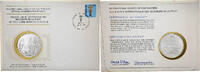 Colombia Medal + stamp International Society of Postmasters, Silver -