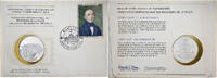 Monaco Medal + stamp International Society of Postmasters, Silver -