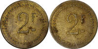 France 2 Francs ., Brass -