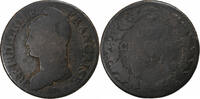 France 5 Centimes Paris, Surfrappe du Décime, Copper -