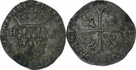 France Douzain aux deux H Henri IV, Billon, Gadoury:552 -