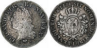 France Écu à la vieille tête Louis XV, Bayonne, Silver -