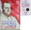 Italy 2 Euro Camillo Benso comte di Cavour, Rome, FDC -