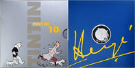 Belgium 10 Euro Tintin, 75e anniversaire, Brussels, Proof -
