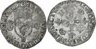France Douzain aux croissants Henri II, Rouen, Billon -