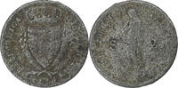 Italy 2 Soldi Republic of Genoa, Genoa, Silver, KM:282.2 -
