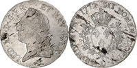France Écu à la vieille tête Louis XV, Lyon, Silver -
