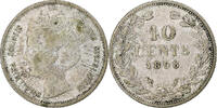 Netherlands 10 Cents Wilhelmina I, Utrecht, Silver -