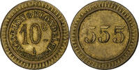 France 10 Centimes Acoulon & Blondelet, Brass -