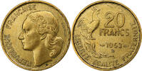 France 20 Francs Guiraud, Beaumont-Le-Roger, Cupro-Aluminium -