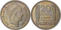 France 20 Francs Algérie, Paris, Copper-nickel, KM:91 -