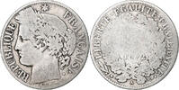 France Franc Cérès, Paris, Silver, Gadoury:465a, KM:822.1 -