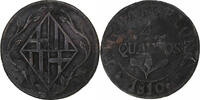 Spain 4 Quartos Principality of Catalonia, Joseph (Jose) Napolean, cast copper -