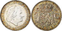 Netherlands Gulden Juliana, Utrecht, Silver, KM:184 -