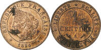 France Centime Cérès, Paris, Bronze, Gadoury:88, KM:826.1 -