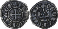 Greece Denier Frankish Greece, Principality of Achaea, Florent de Hainaut -