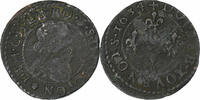 France Double Tournois County of Löwenstein, Jean-Théodore, Copper -
