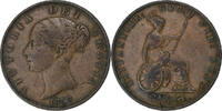 United Kingdom 1/2 Penny Victoria, London, Bronze, KM:726 -