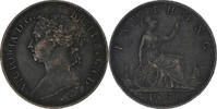 United Kingdom Farthing Victoria, London, Bronze, KM:753 -