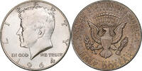 United States Half Dollar Kennedy, Denver, Silver, KM:202 -