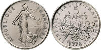 France 5 Francs Semeuse, Monnaie de Paris, série FDC, Copper-nickel -
