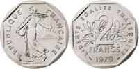 France 2 Francs Semeuse, Monnaie de Paris, série FDC, Nickel -