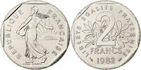 France 2 Francs Semeuse, Monnaie de Paris, série FDC, Nickel -