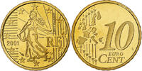 France 10 Euro Cent Proof, Monnaie de Paris, Nordic gold -