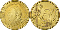 Vatican 50 Centimes Jean-Paul II, Rome, Nordic gold, KM:346 -