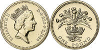 United Kingdom Pound Elizabeth II, Llantrisant, BU, Nickel-brass -