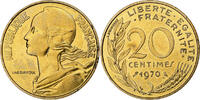 France 20 Centimes Marianne, Paris, Aluminum-Bronze -