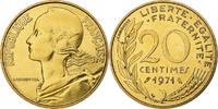 France 20 Centimes Marianne, Paris, Aluminum-Bronze -