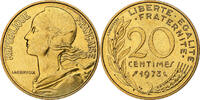 France 20 Centimes Marianne, Paris, Aluminum-Bronze -