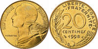 France 20 Centimes Marianne, Pessac, BU, Aluminum-Bronze -