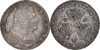 France 1/2 Ecu aux trois couronnes Louis XIV, Paris, Silver -