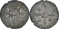 France Douzain aux croissants Henri II, Rouen, Billon -