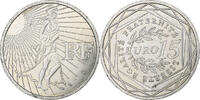 France 15 Euro Semeuse, MDP, Silver, KM:1535 -