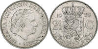 Netherlands 2-1/2 Gulden Juliana, Utrecht, Silver, KM:185 -